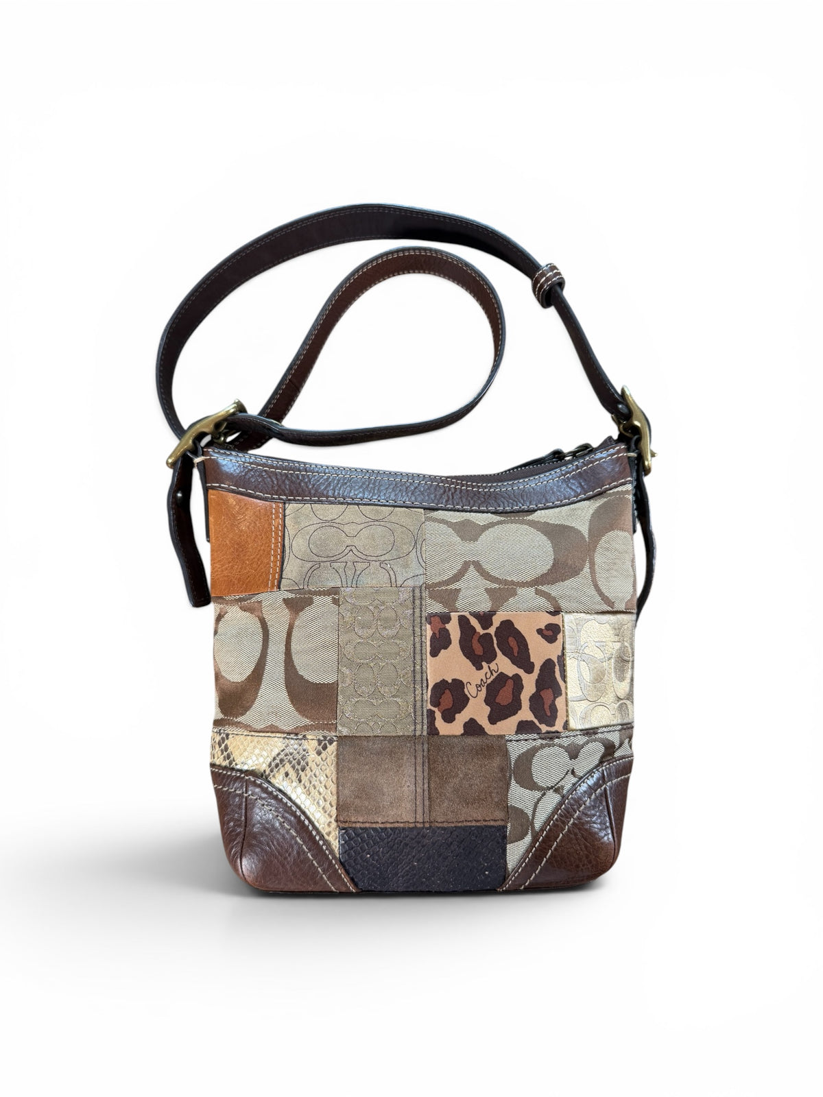 Coach Signature Patchwork Shoulder/Crossbody Bag (2007)