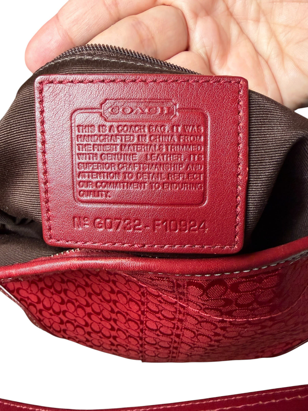 Rare Coach Signature Soho Hobo Shoulder Bag (2007)