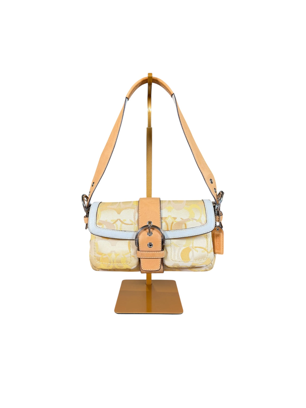 Rare Vintage Coach Yellow Optic Coach Soho Bag (2004)