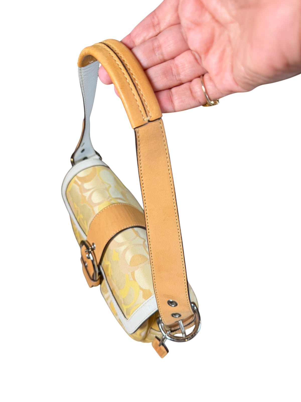 Rare Vintage Coach Yellow Optic Coach Soho Bag (2004)