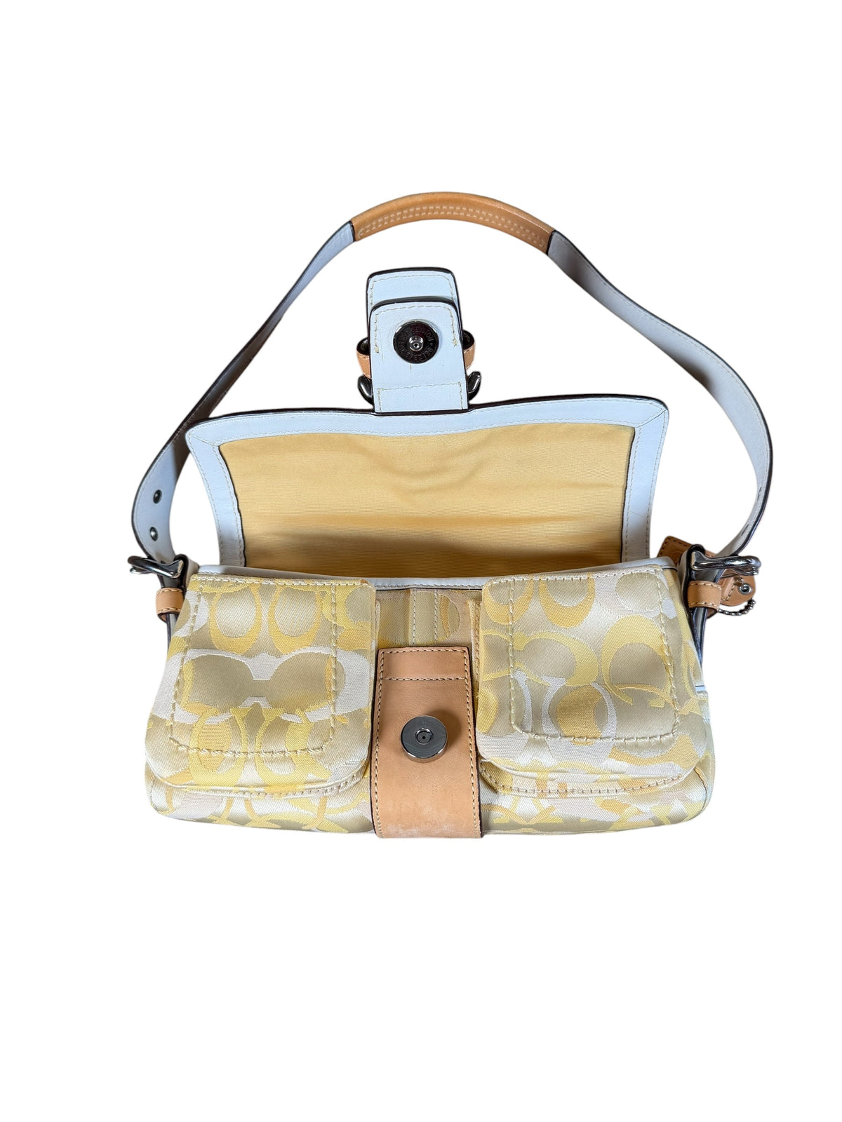 Rare Vintage Coach Yellow Optic Coach Soho Bag (2004)