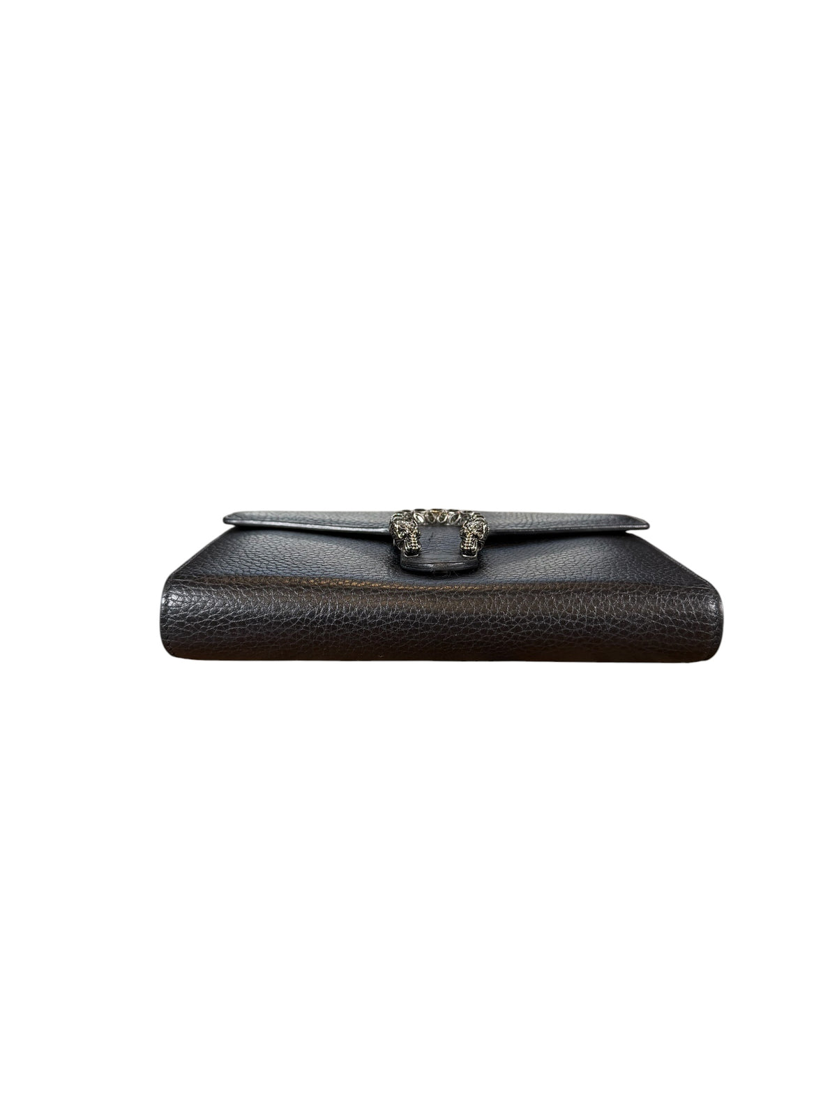 Gucci Black Crystal Mini Dionysus Chain Wallet