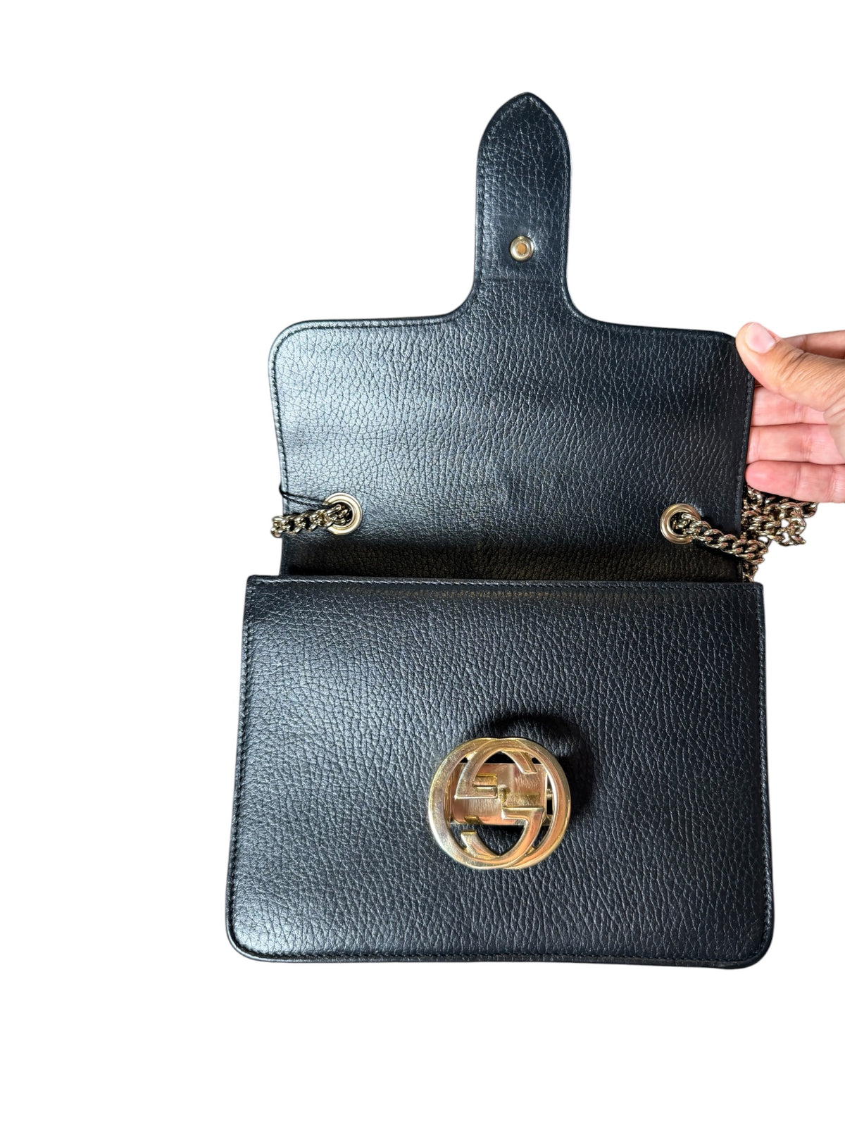 Gucci Interlocking G Crossbody Shoulder Bag
