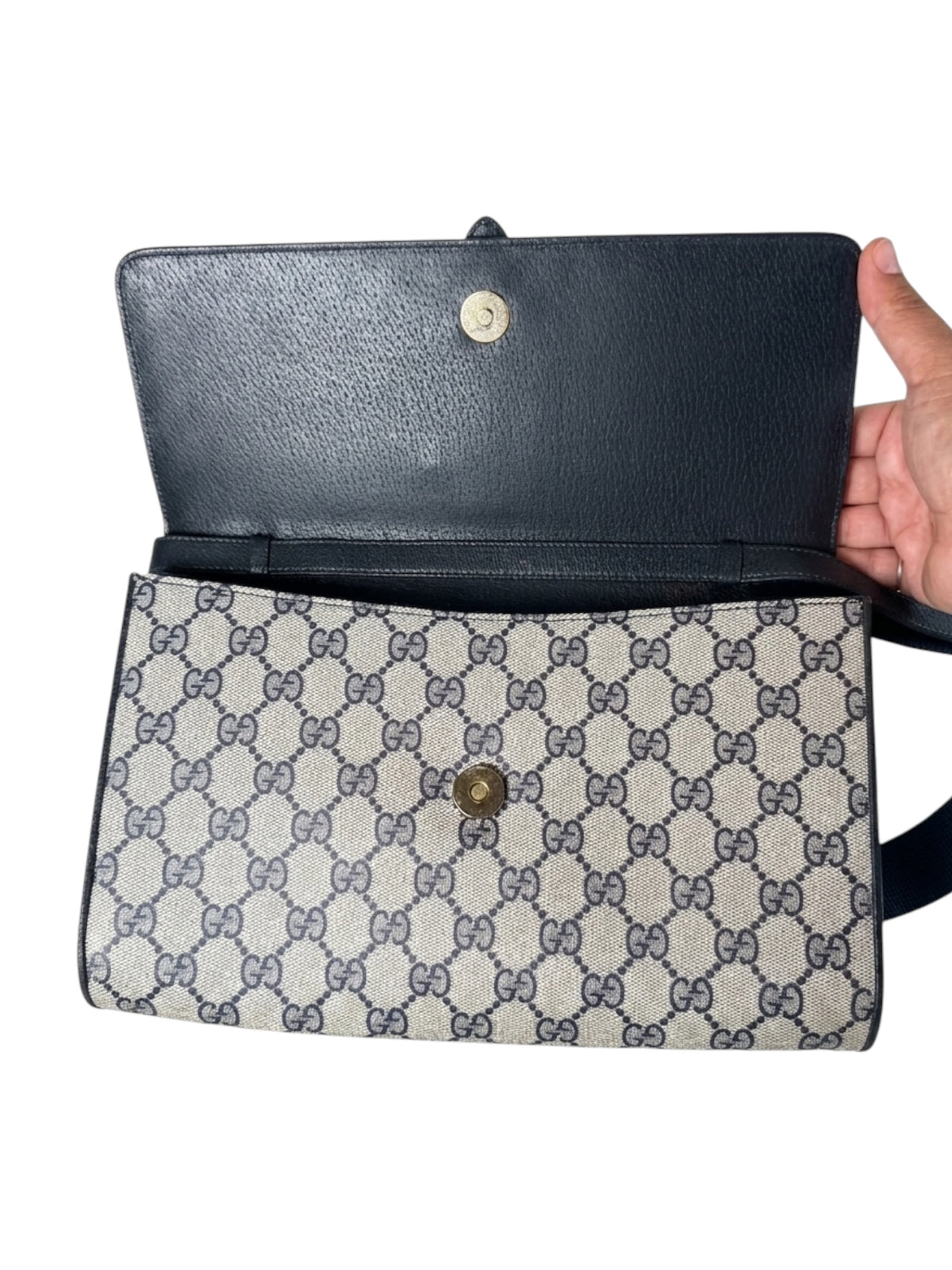 Vintage Gucci Crossbody Shoulder Bag/Clutch (1980s)
