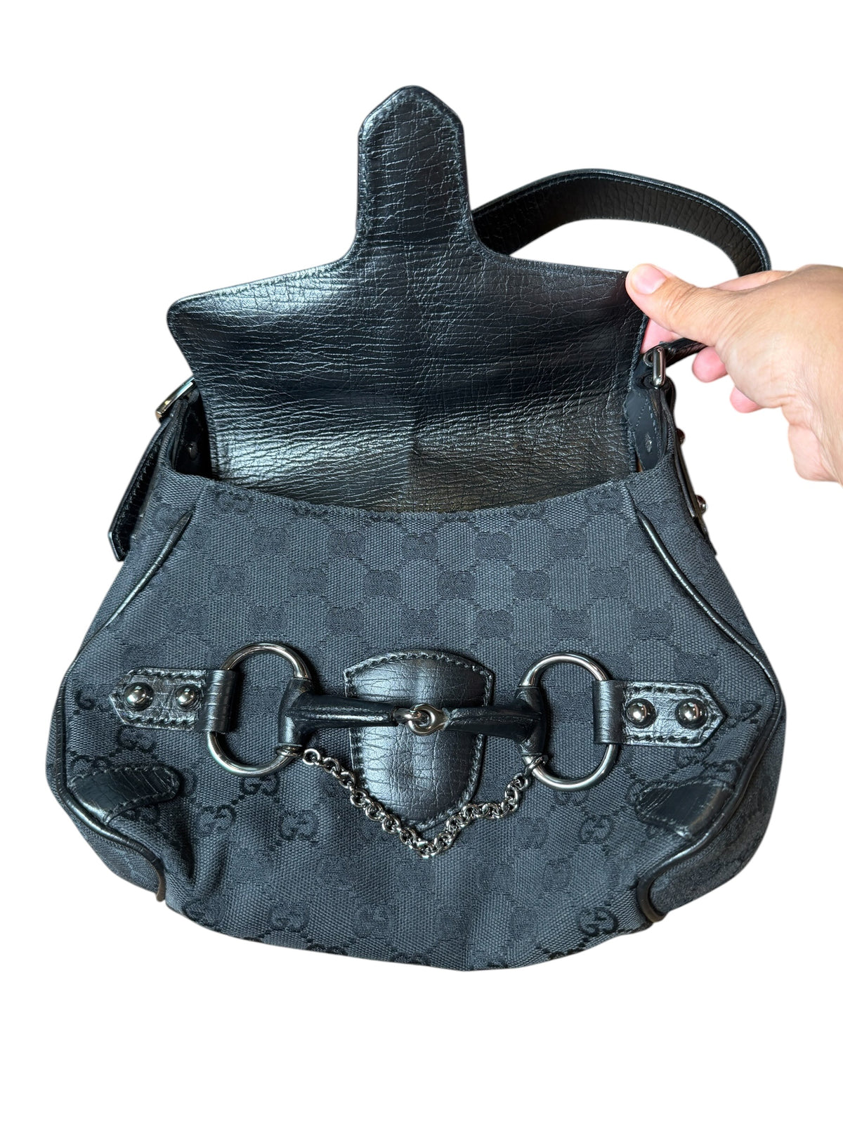 Vintage Gucci Horsebit Chain Shoulder Bag (2003)