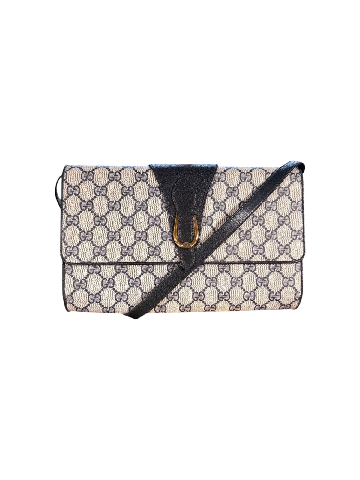 Vintage Gucci Crossbody Shoulder Bag/Clutch (1980s)