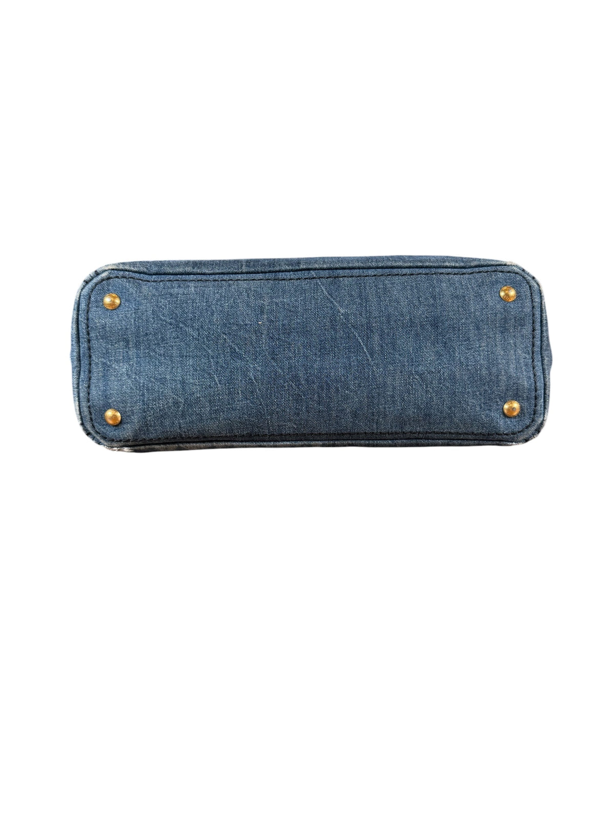 Prada Denim Canapa Tote Bag