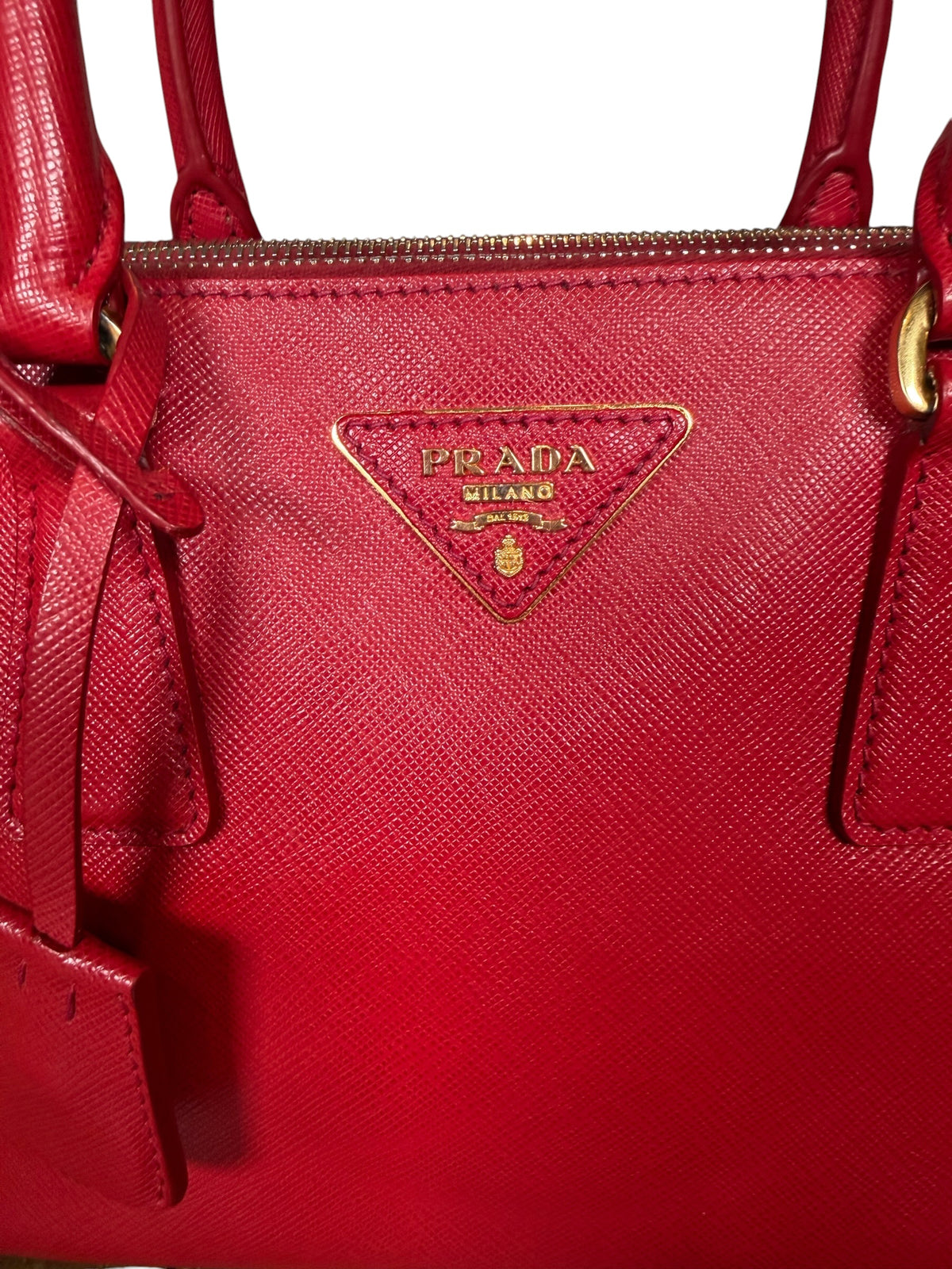 Prada Galleria Double Zip Tote Bag