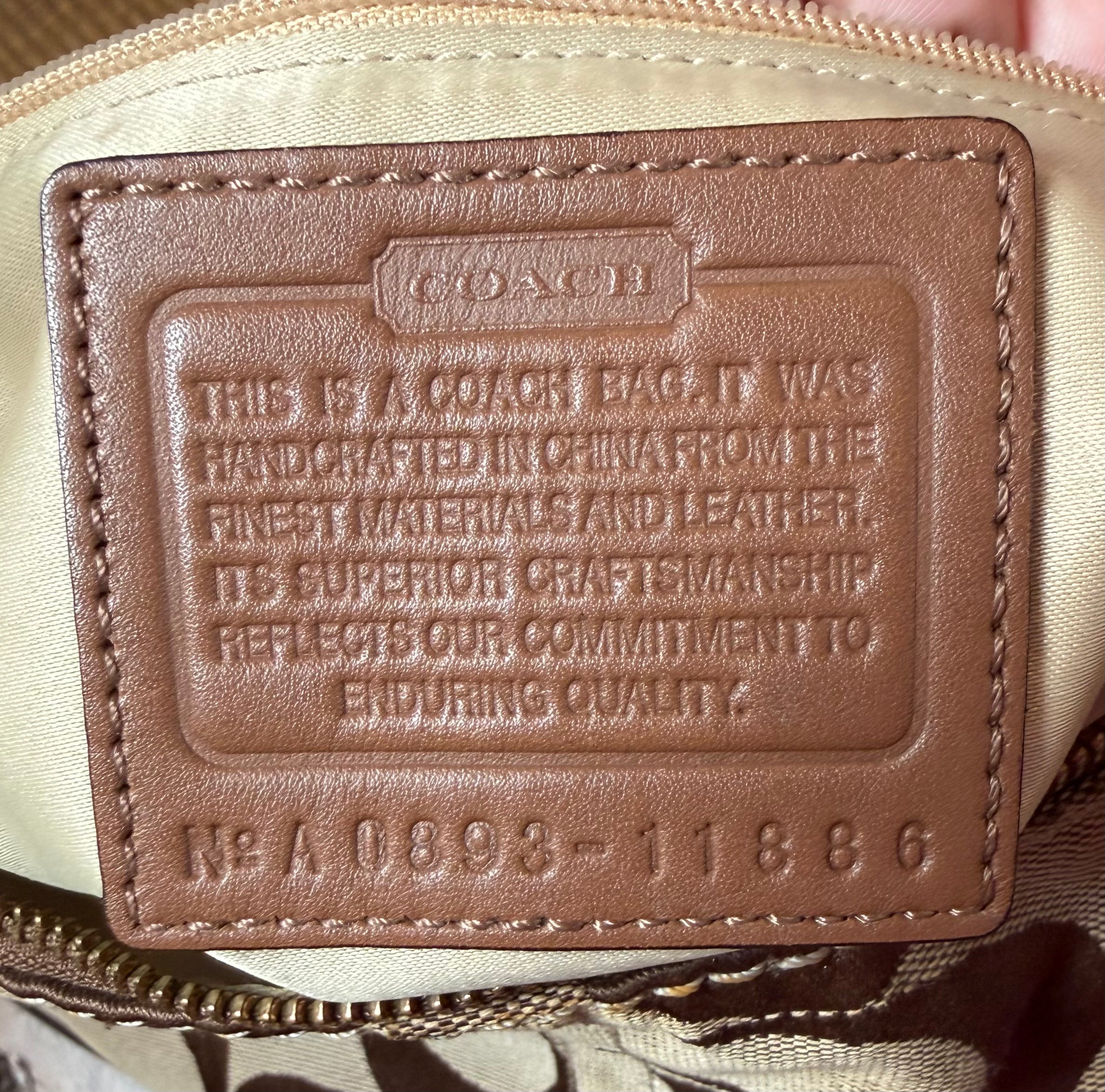 Coach Soho Signature Hobo Shoulder Bag (2008)