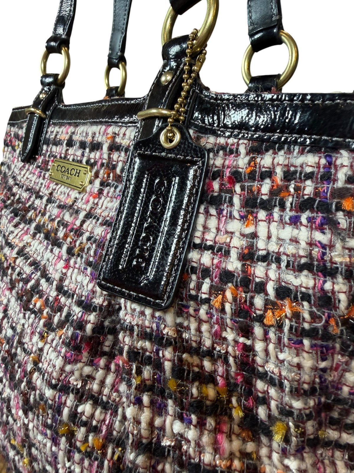 Coach Galaxy Tweed Gallery Tote Bag (2012)